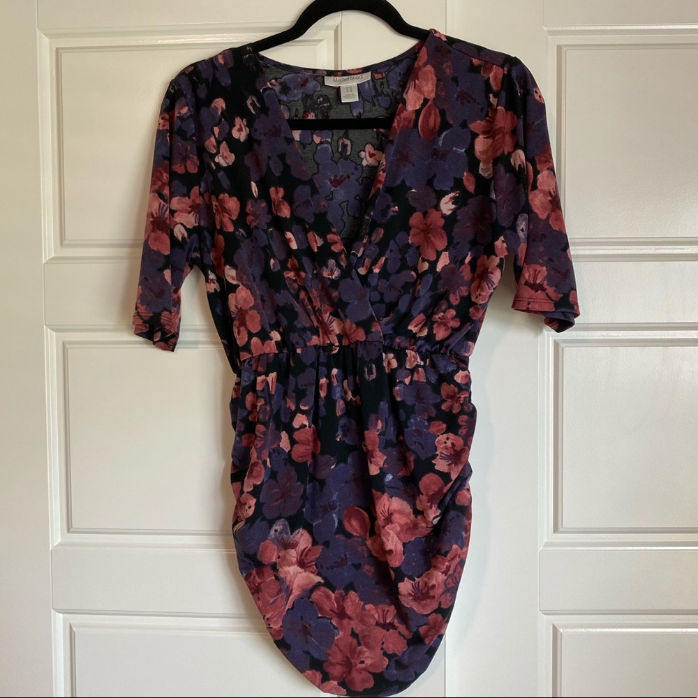 Floral Maternity Blouse